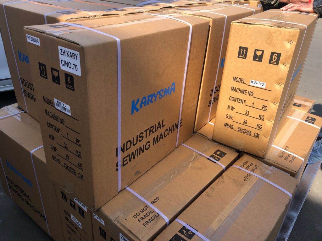 Mesin jahit industri karysma overlock Sewing machine box Mesin Jahit